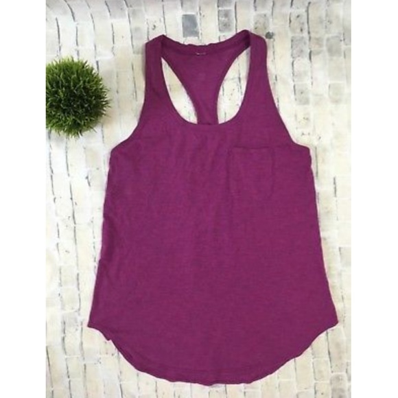 lululemon athletica Tops - Lululemon Yogi Racerback Tank III Plum